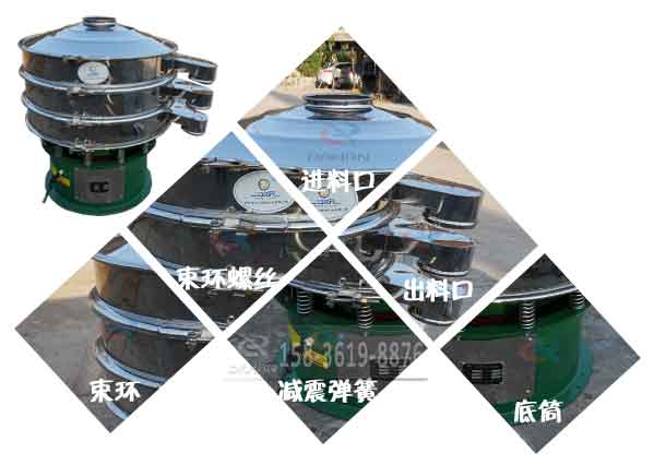 不銹鋼振動(dòng)篩粉機(jī)結(jié)構(gòu) 不銹鋼振動(dòng)篩粉機(jī)結(jié)構(gòu)