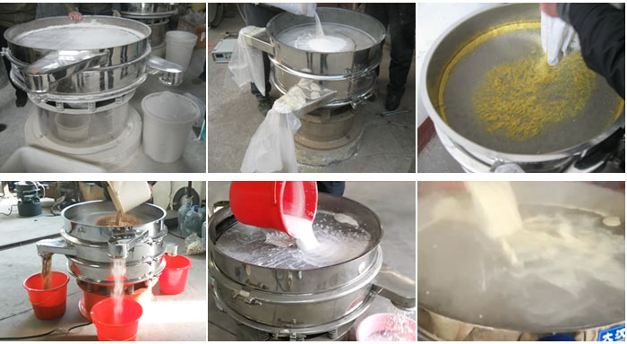 豆?jié){振動篩可適用于化工行業(yè)、食品行業(yè)、冶金礦業(yè)、公害處理等行業(yè)